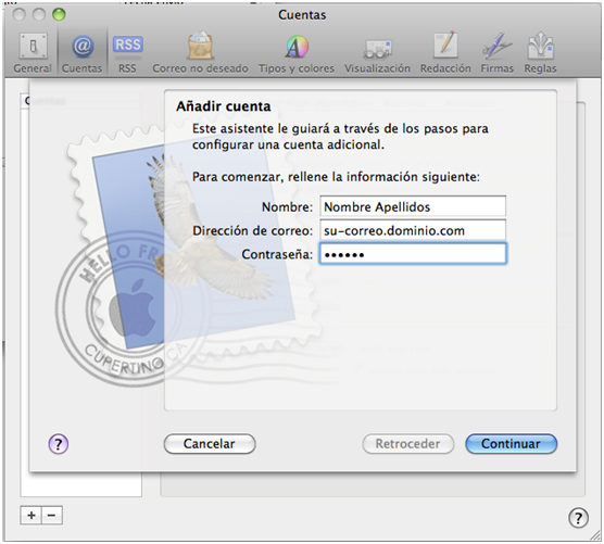 Tutorial Configurar Mail Plesk en Mac